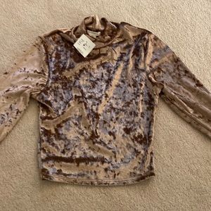 Velvet pink long sleeve shirt Bozzolo